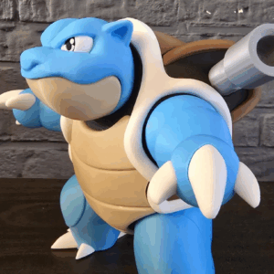 Blastoise – многоцветная 3D игрушка